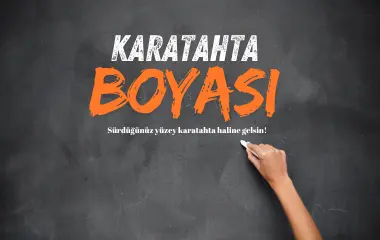 Yüzeyleri karatahta yapın